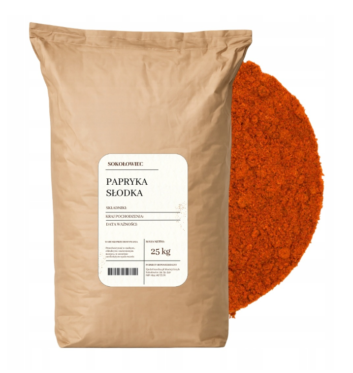 Papryka słodka mielona ASTA 100 25 kg