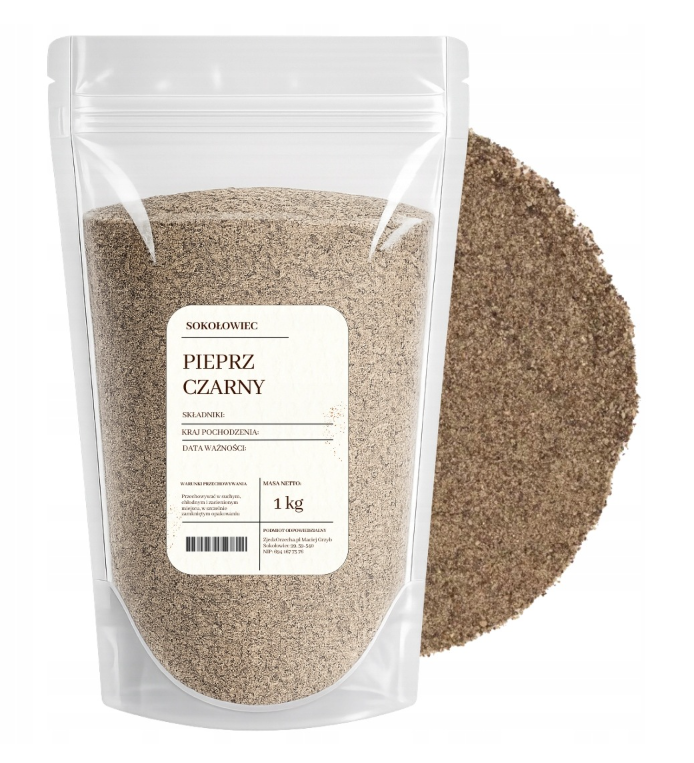 Pieprz czarny mielony 1 kg