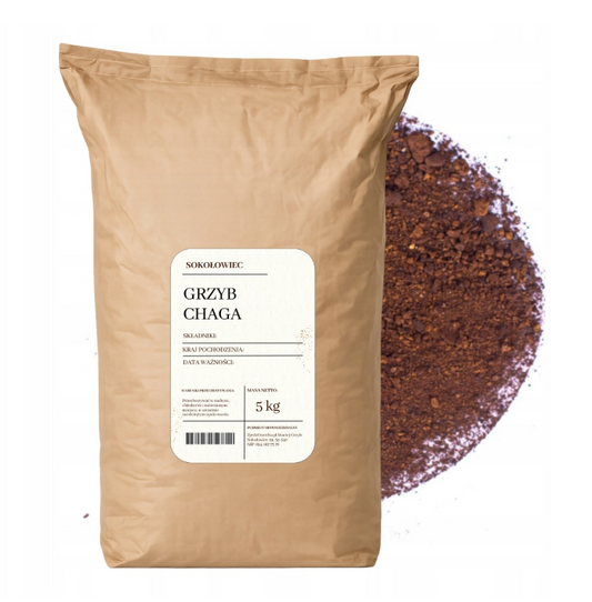 Grzyb chaga krojony 5 kg