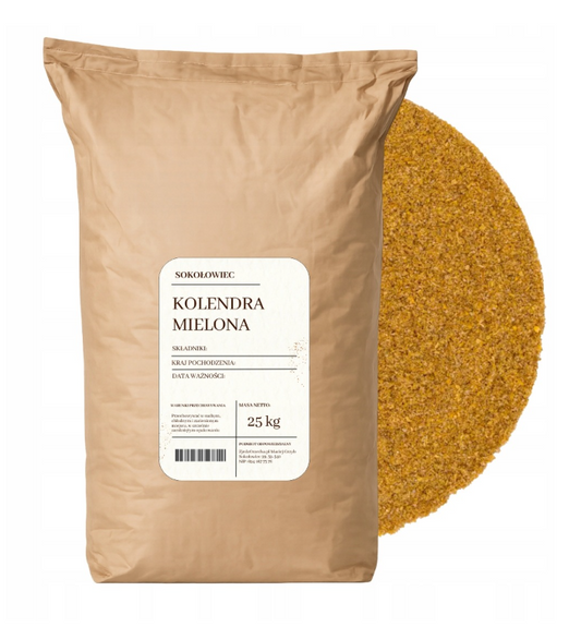 Kolendra mielona 25 kg