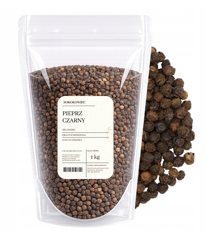 Pieprz czarny ziarnisty 1 kg