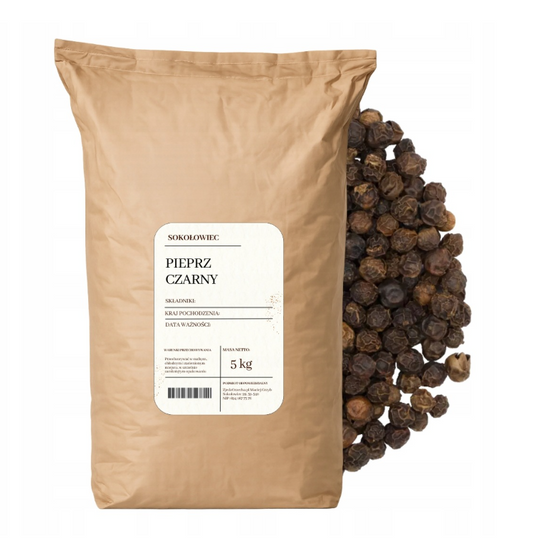Pieprz czarny ziarnisty 5 kg